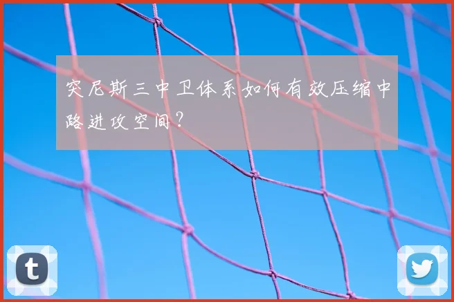 突尼斯三中卫体系如何有效压缩中路进攻空间?