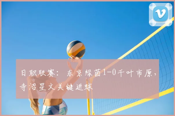 日职联赛：东京绿茵1-0千叶市原，寺沼星文关键进球